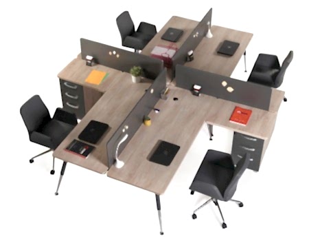 BOOMERANG DÖRTLÜ WORKSTATION