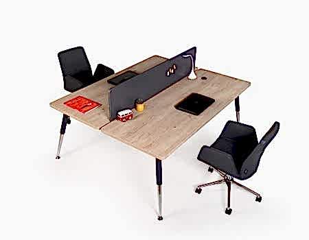 BOOMERANG İKİLİ OFİS MASASI