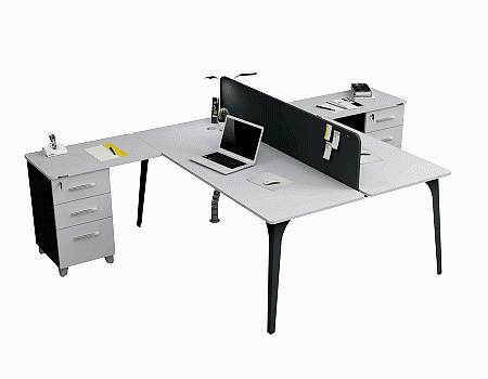 COMPACT İKİLİ ETEJERLİ WORKSTATION