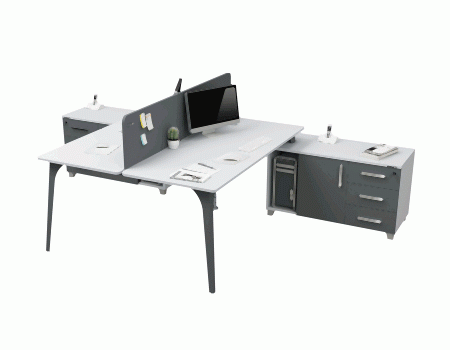 COMPACT KABİNLİ İKİLİ WORKSTATION