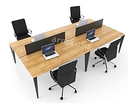 EXEN DÖRTLÜ ÇALIŞMA MASASI