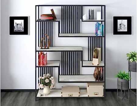 ÇİZGİ METAL KİTAPLIK